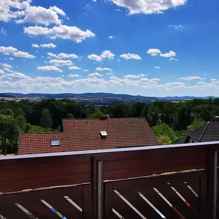 Ferienwohnung Rhöner WeitBlick Burghaun Exterior foto